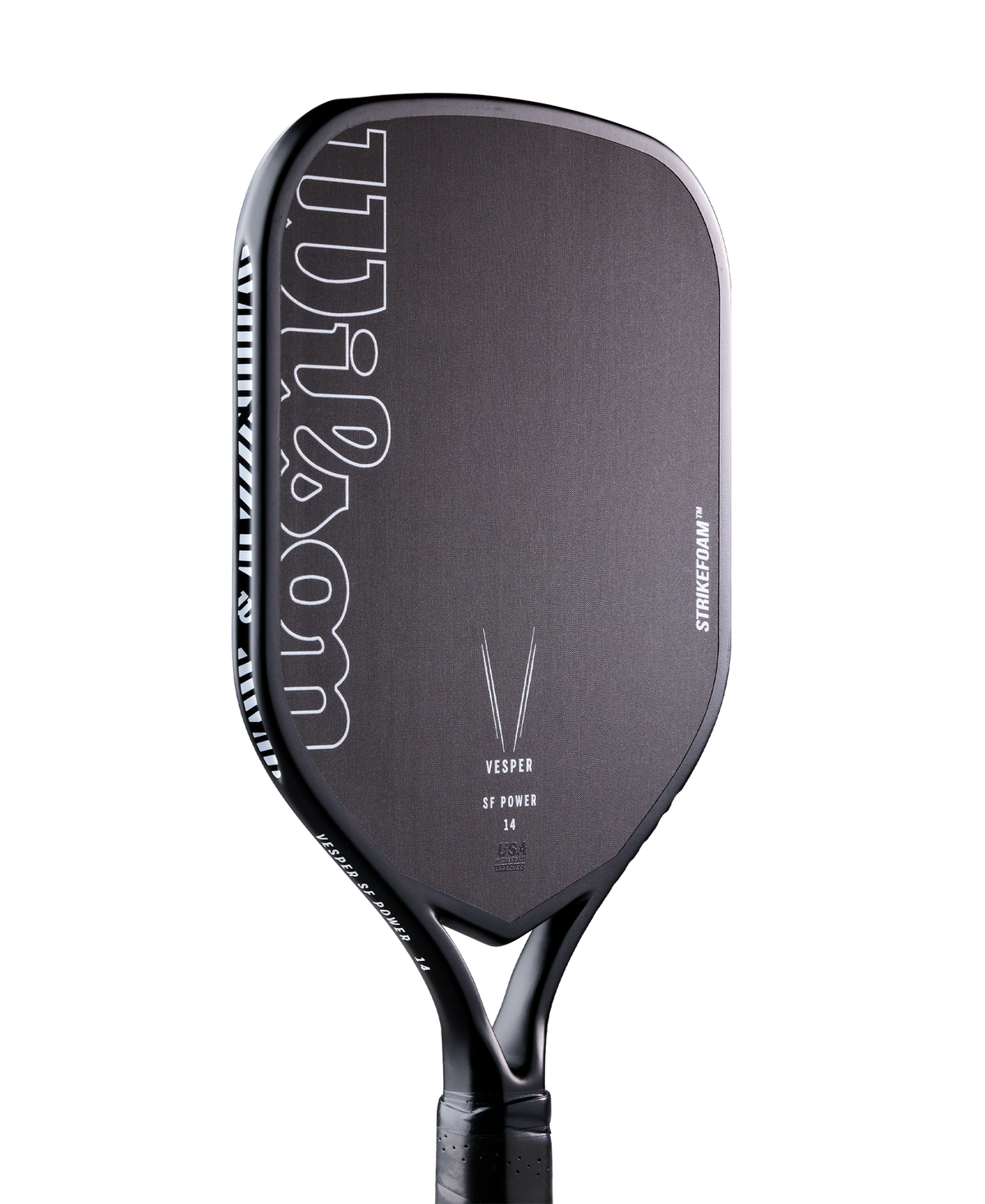 Wilson Vesper SF Power 14 Pickleball Paddle, Black/White - alternate view 4