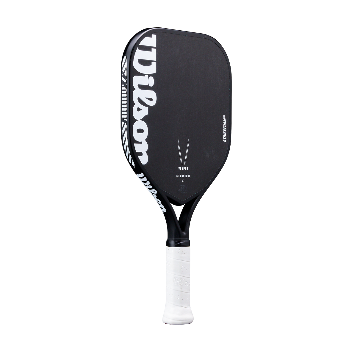 Wilson Vesper SF Control 17 Pickleball Paddle, Black/White - alternate view 1