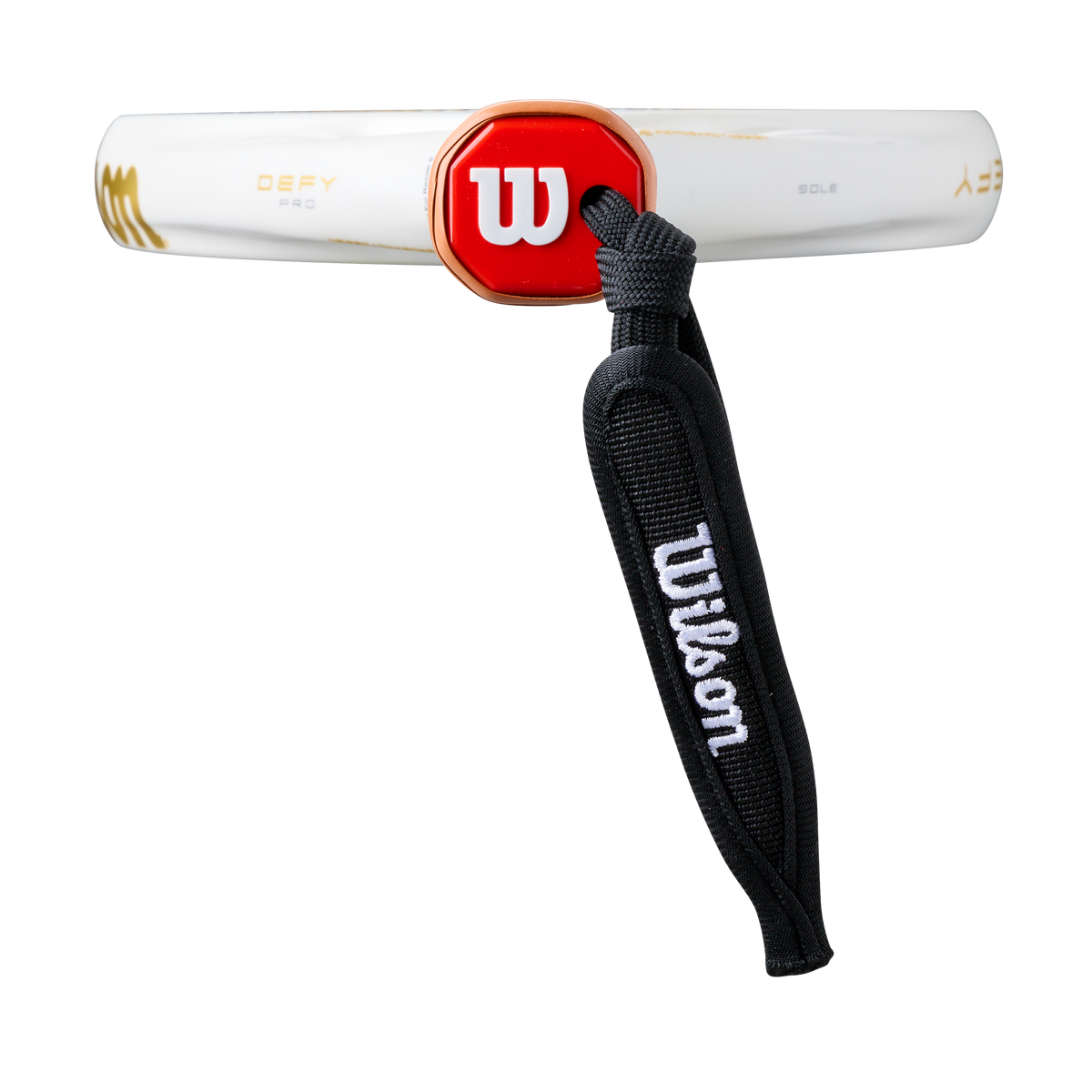 Wilson Defy Pro V1 SE Padel Racket, White/Gold - alternate view 5
