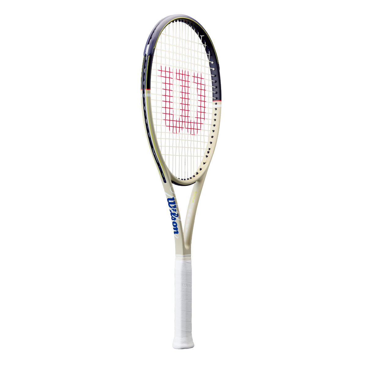 Wilson Blade 98 16x19 V10 US Open 2026 Tennis Racket Unstrung in Cream/Navy - main view