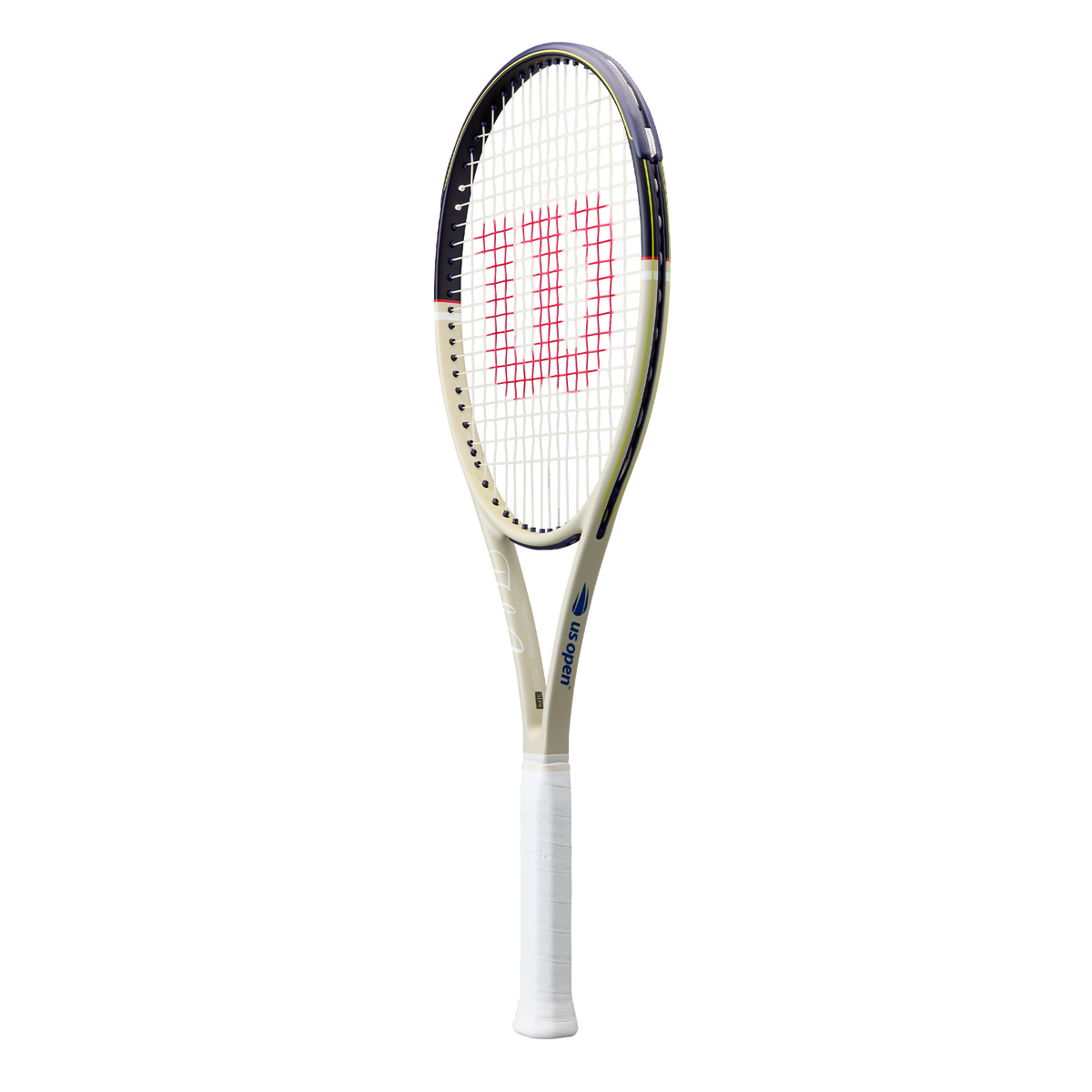 Wilson Blade 98 16x19 V10 US Open 2026 Tennis Racket Unstrung in Cream/Navy - alternate view 1