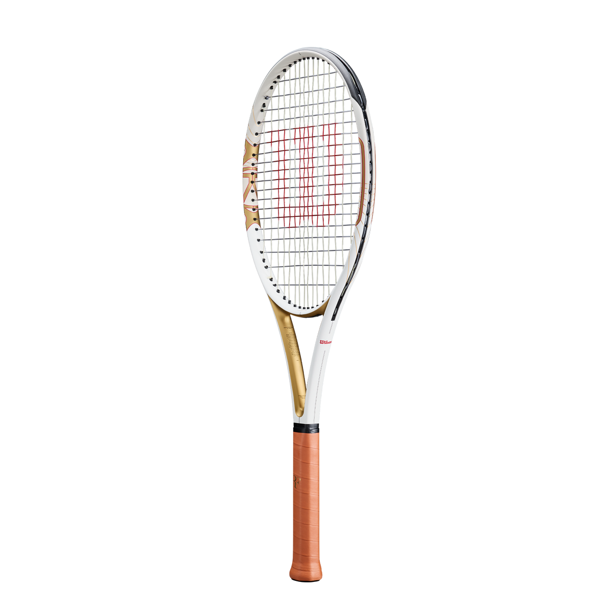Wilson RF 01 Hall of Fame Tennis Racket Unstrung, White/Gold - alternate view 1