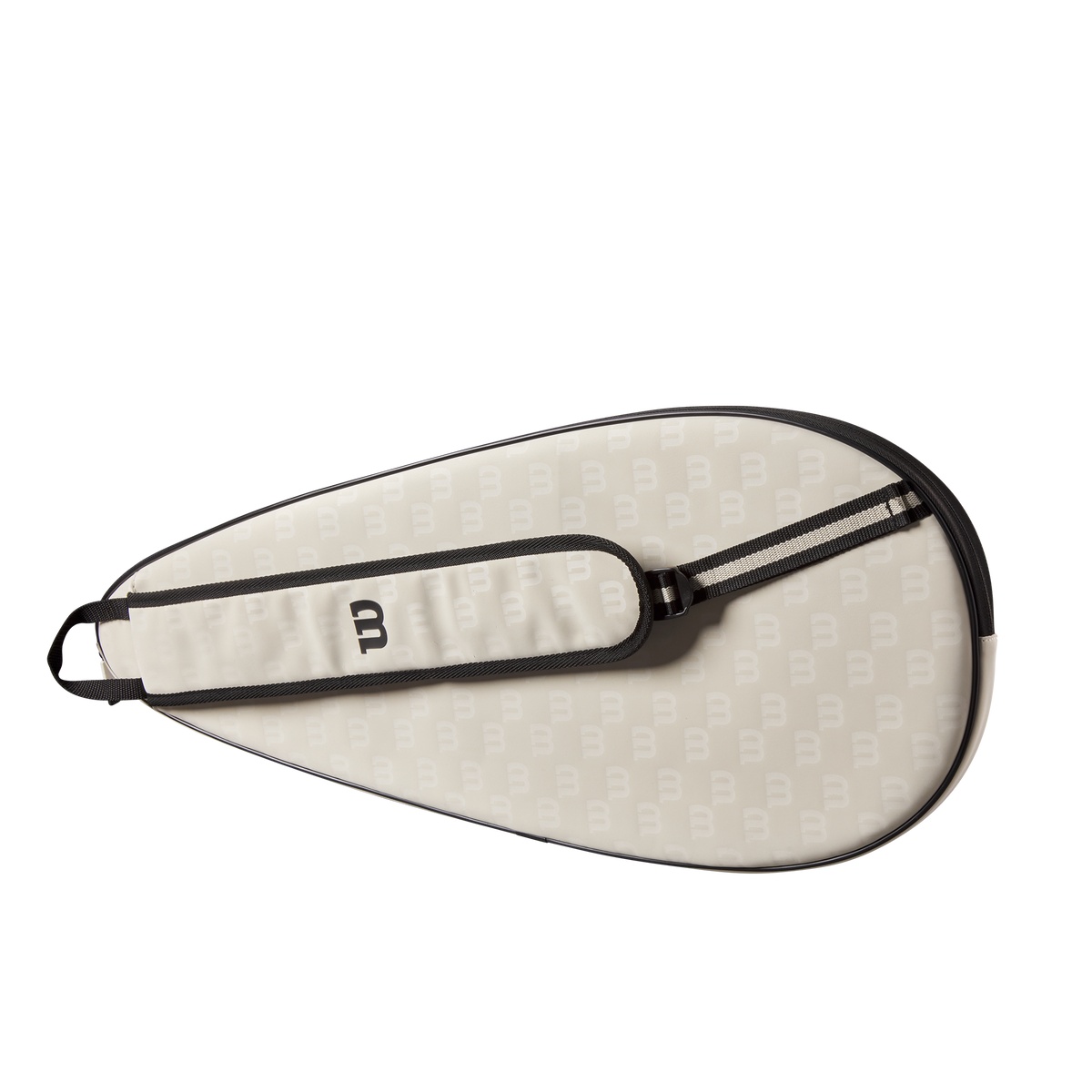 Wilson Premium Tennis Racket Cover, Holds 1 Racket, Cream - alternate view 1