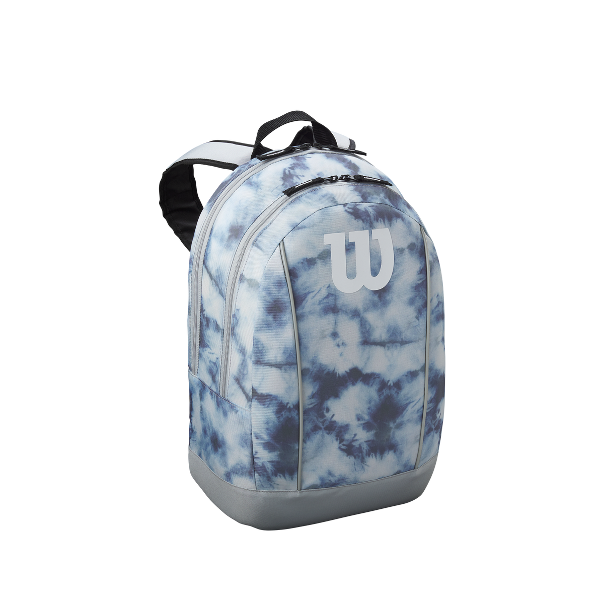 Wilson Junior Tennis Backpack, Holds 2 Rackets, Grey/Blue - main view