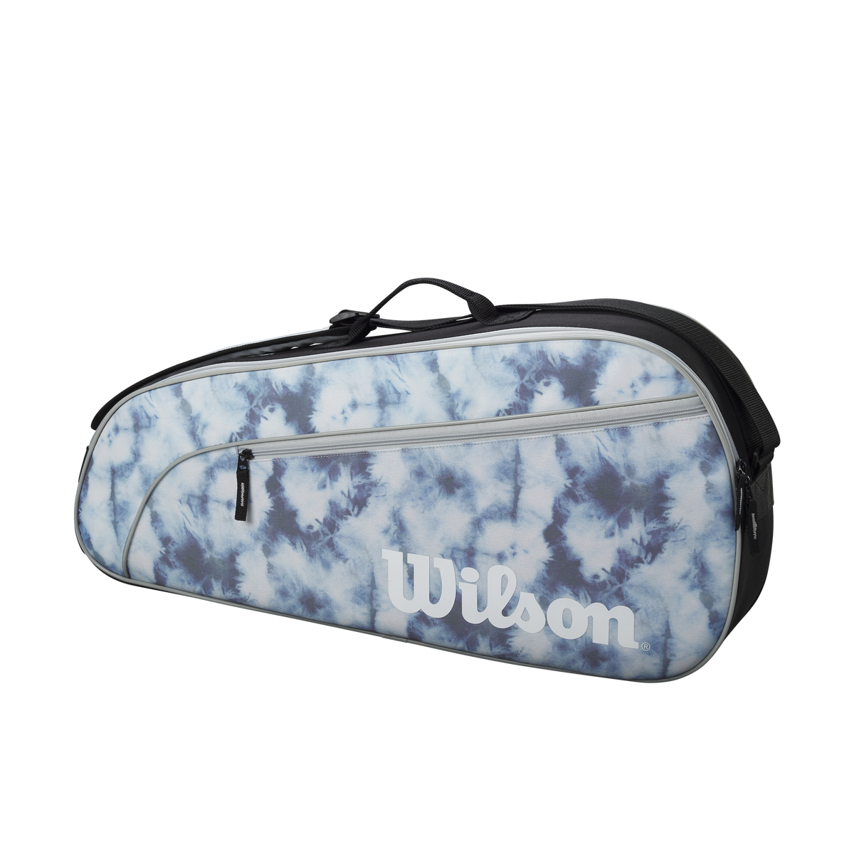 Wilson Junior 3 Pack Tennis Racket Bag, Grey/Blue - alternate view 1