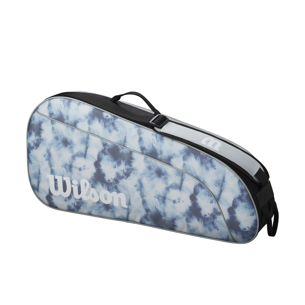 Wilson Junior 3 Pack Tennis Racket Bag, Grey/Blue - main view