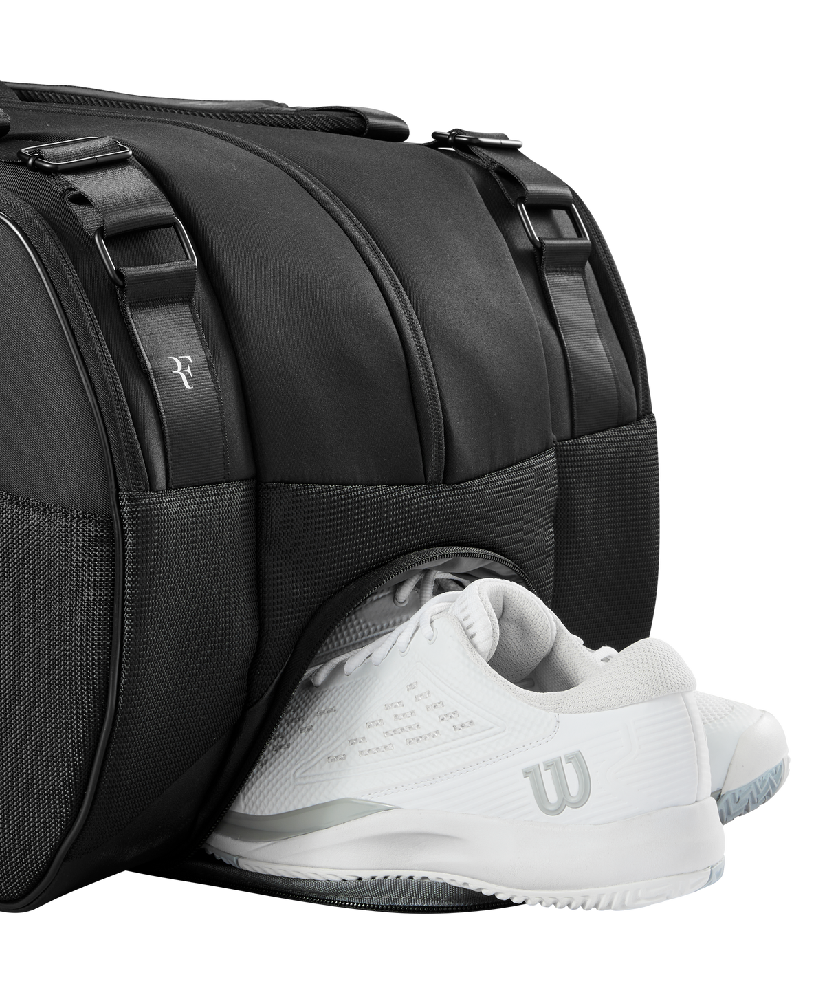 Wilson RF Tournament Tennis Racket Bag, Holds 15 Rackets, Black - alternate view 6