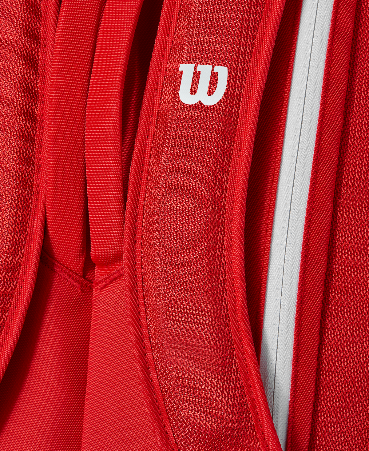 Wilson Super Tour 9 Pack Tennis Racket Bag, Red/White - alternate view 6