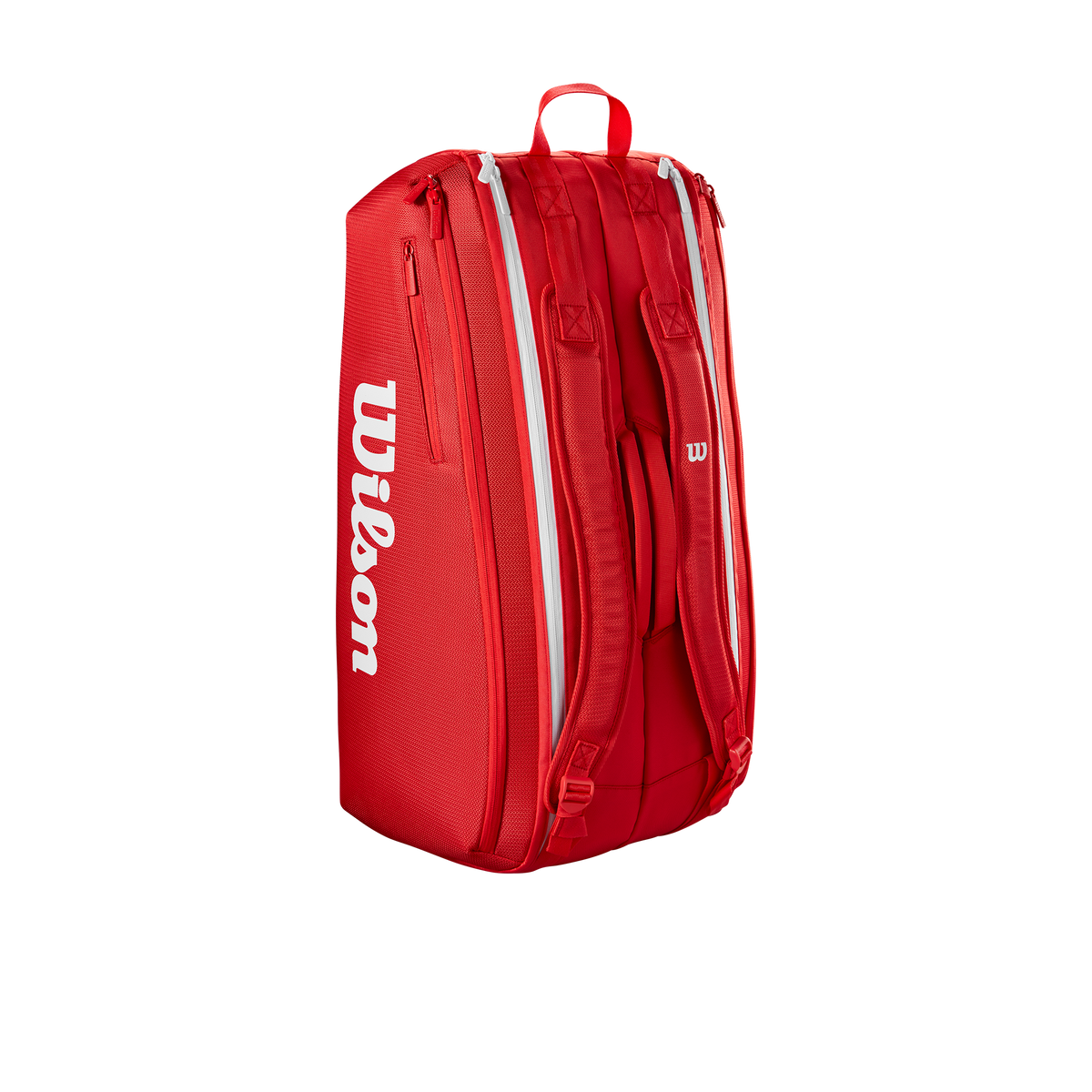 Wilson Super Tour 9 Pack Tennis Racket Bag, Red/White - alternate view 2