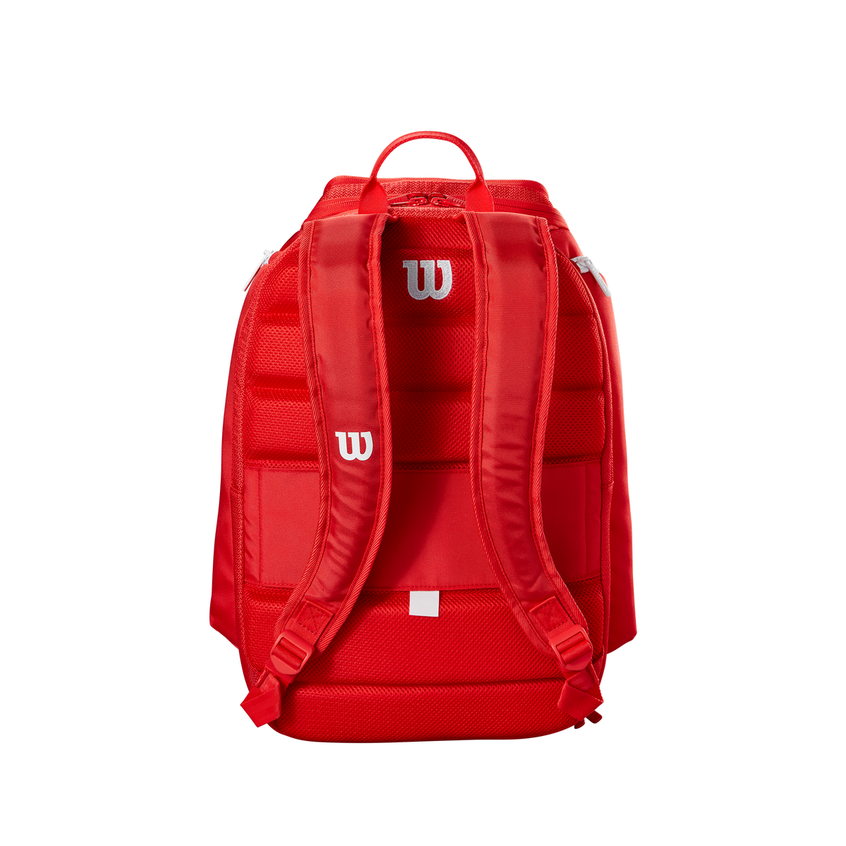Wilson Super Tour Red Tennis Backpack, Holds 2 Rackets, Red/White - alternate view 3