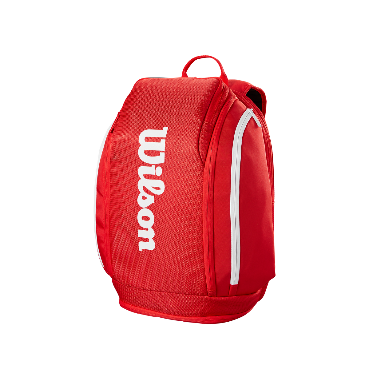 Wilson Super Tour Red Tennis Backpack, Holds 2 Rackets, Red/White - alternate view 2