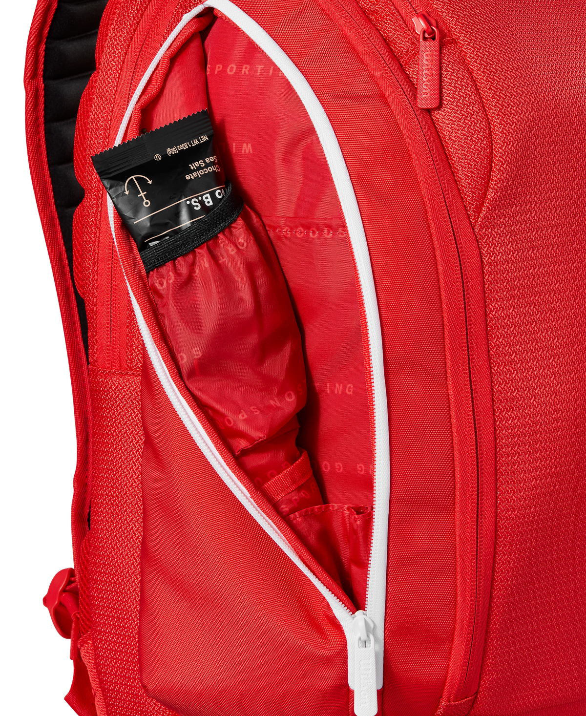 Wilson Super Tour Red Tennis Backpack, Holds 2 Rackets, Red/White - alternate view 5