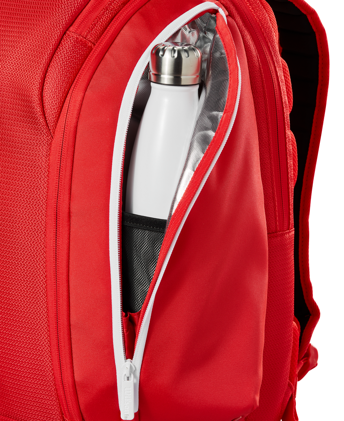 Wilson Super Tour Red Tennis Backpack, Holds 2 Rackets, Red/White - alternate view 4