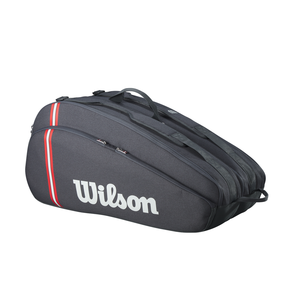 Wilson Tour 12 Pack Tennis Racket Bag, Black/Red/White - main view