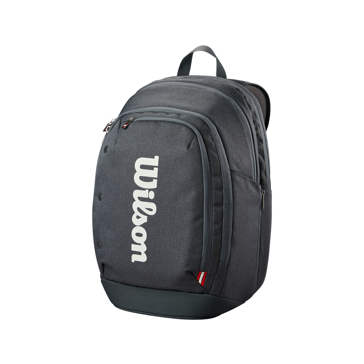 Wilson Tour Tennis Backpack, Holds 2 Rackets, Black/White - alternate view 2