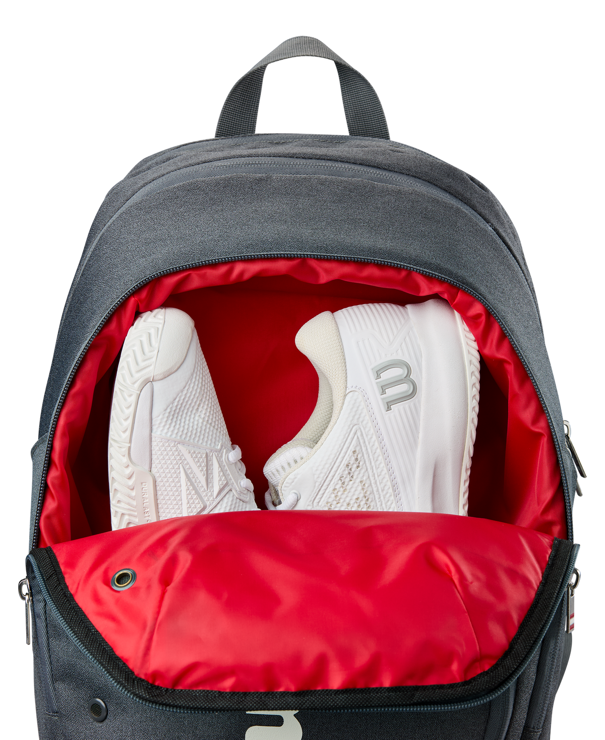 Wilson Tour Tennis Backpack, Holds 2 Rackets, Black/White - alternate view 7