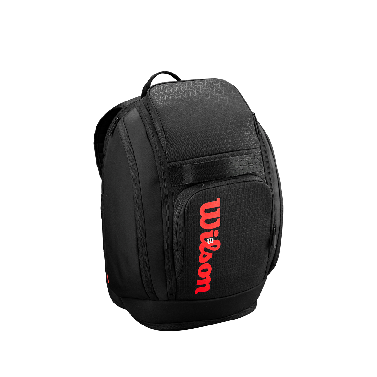 Wilson Clash V3 Super Tour Tennis Backpack, Holds 2 Rackets, Black/Infrared - main view