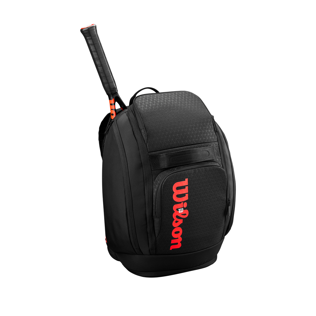 Wilson Clash V3 Super Tour Tennis Backpack, Holds 2 Rackets, Black/Infrared - alternate view 1