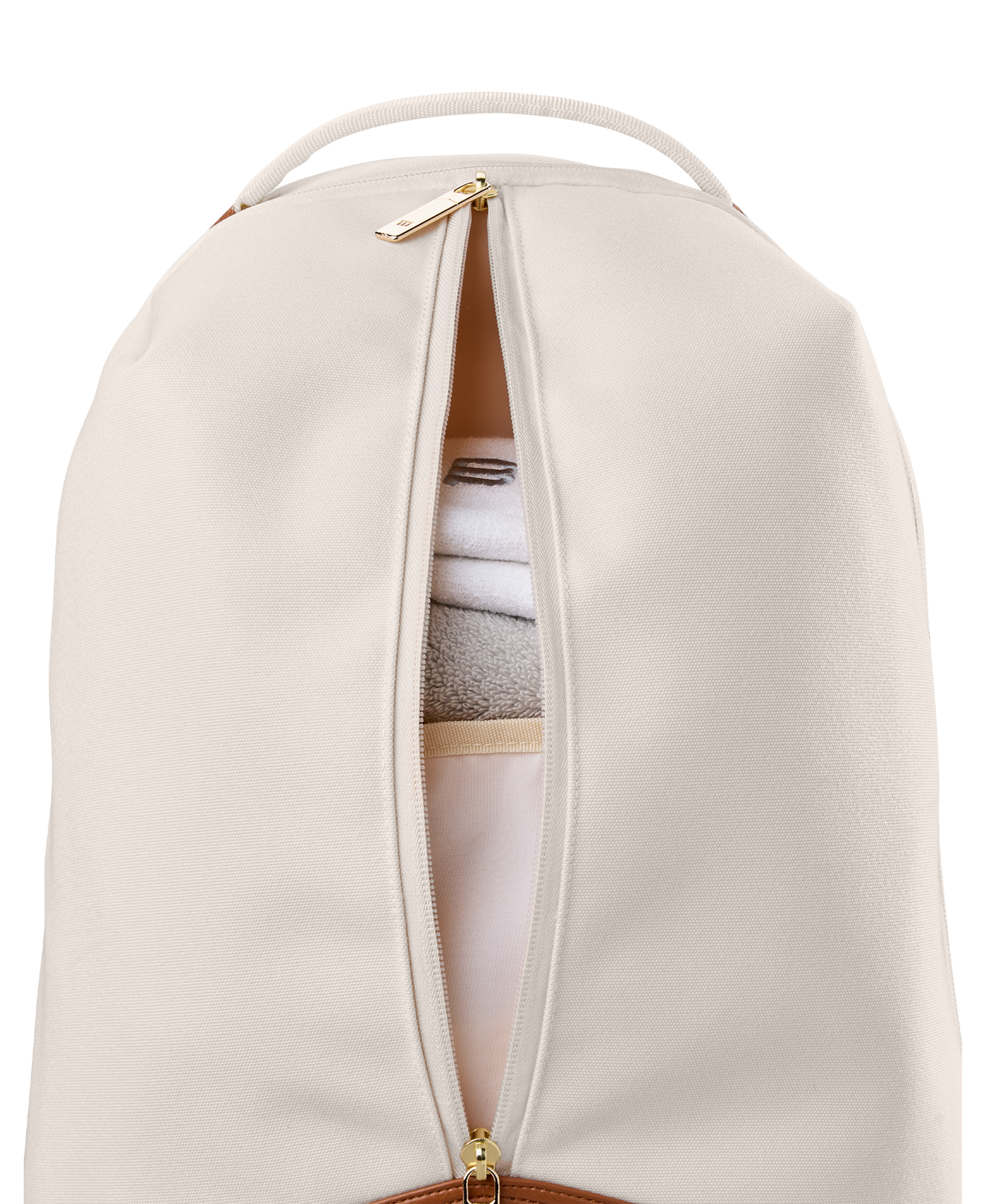 Wilson RF Lawn Collection Tennis Backpack, Holds 2 Rackets, Cream - alternate view 3