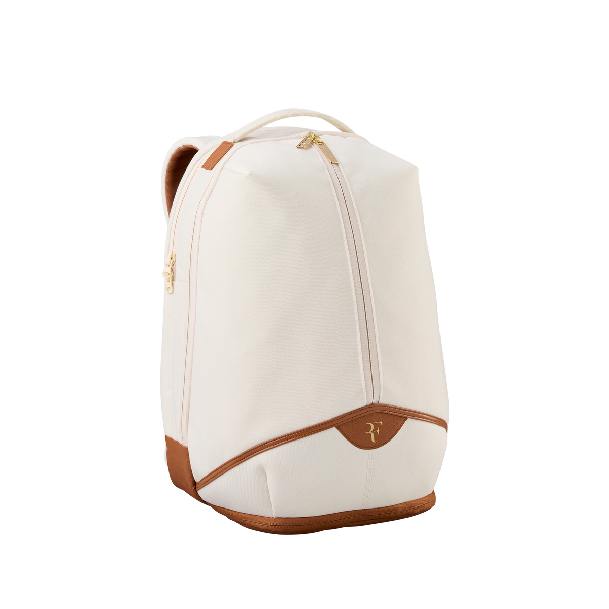 Wilson RF Lawn Collection Tennis Backpack, Holds 2 Rackets, Cream - main view