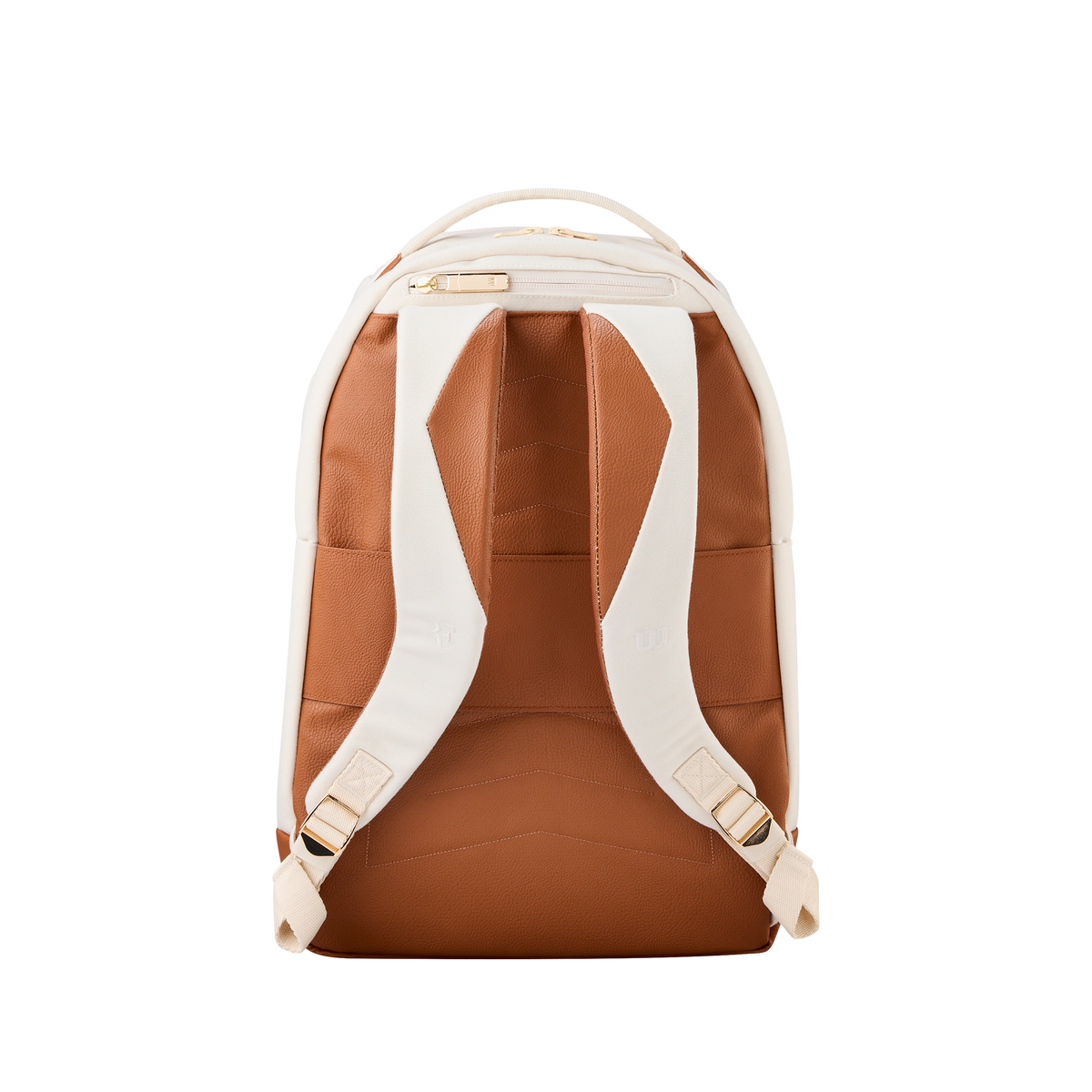 Wilson RF Lawn Collection Tennis Backpack, Holds 2 Rackets, Cream - alternate view 2