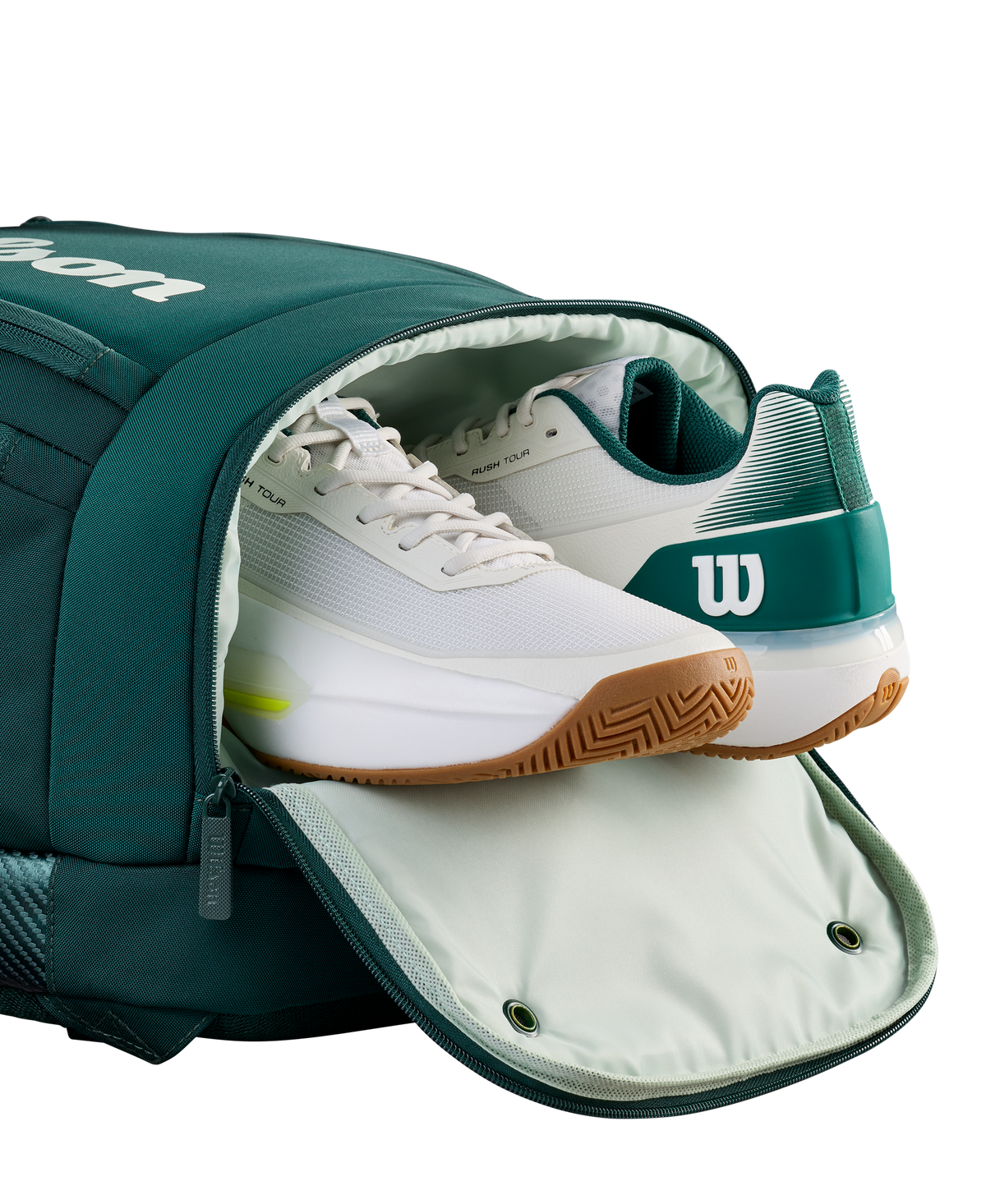 Wilson Blade V10 Tennis Backpack, Holds 2 Rackets, Green - alternate view 6