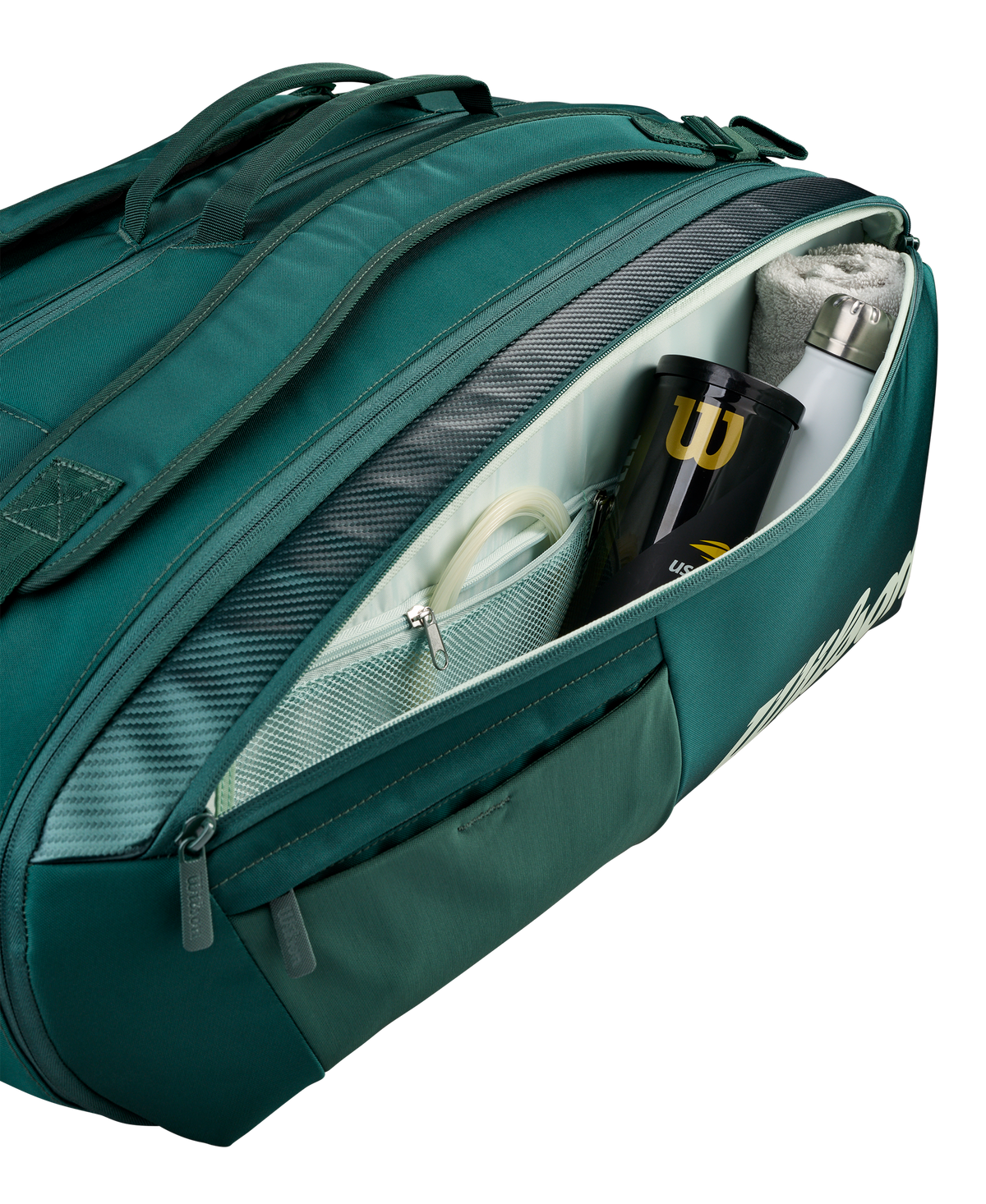 Wilson Blade V10 Super Tour 15 Pack Tennis Racket Bag, Green - alternate view 4