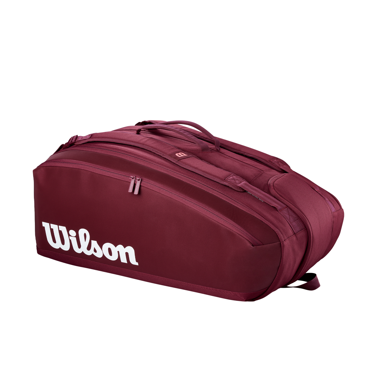 Wilson Defyer 15 Pack Tennis Racket Bag, Burgundy - main view