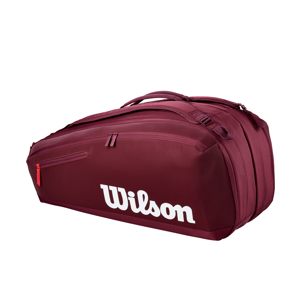 Wilson Defyer 9 Pack Tennis Racket Bag, Burgundy - alternate view 1