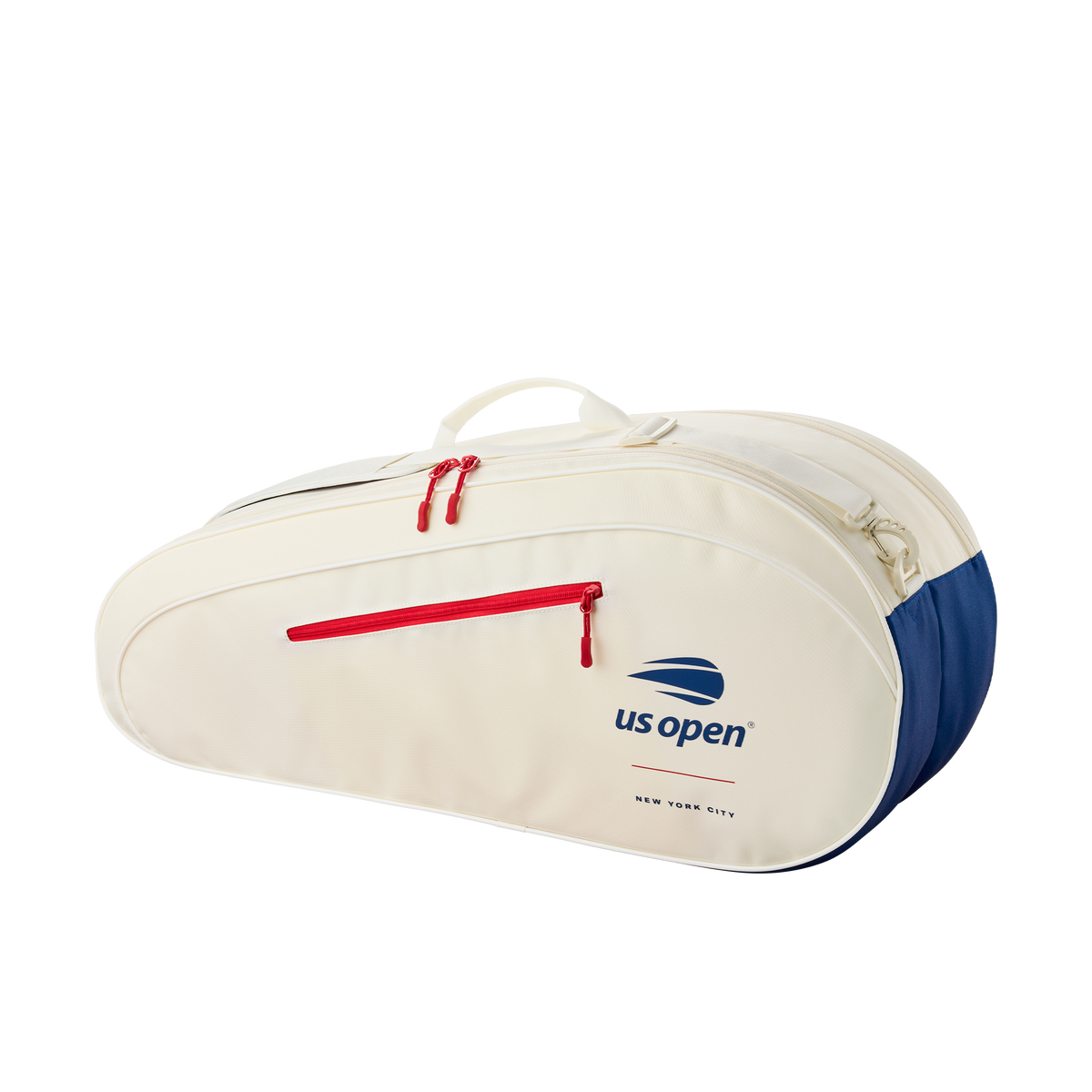 Wilson US Open 2026 Team 6 Pack Tennis Racket Bag, White - alternate view 1