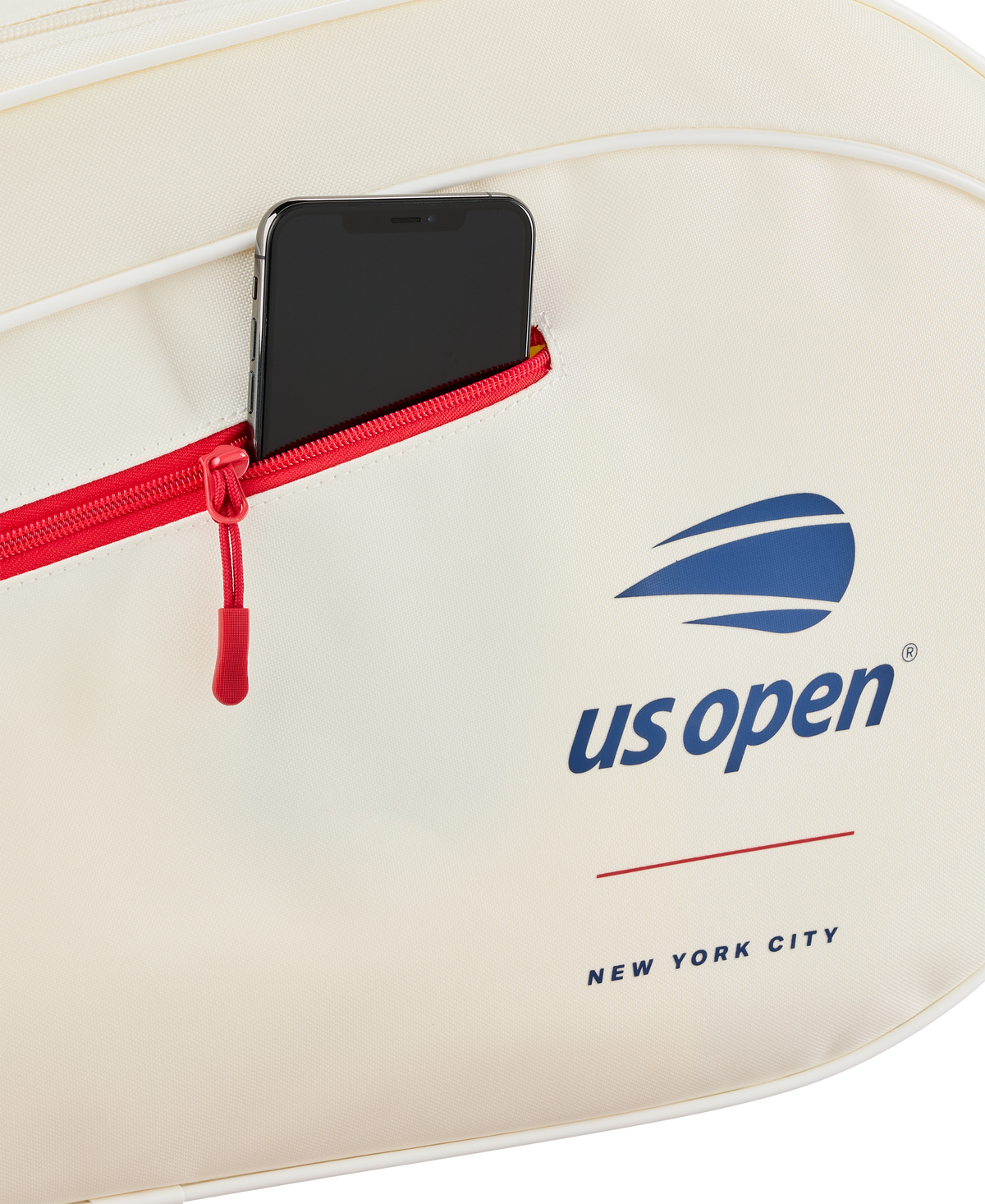 Wilson US Open 2026 Team Tennis Racket Bag, Holds 3 Rackets, White - alternate view 3