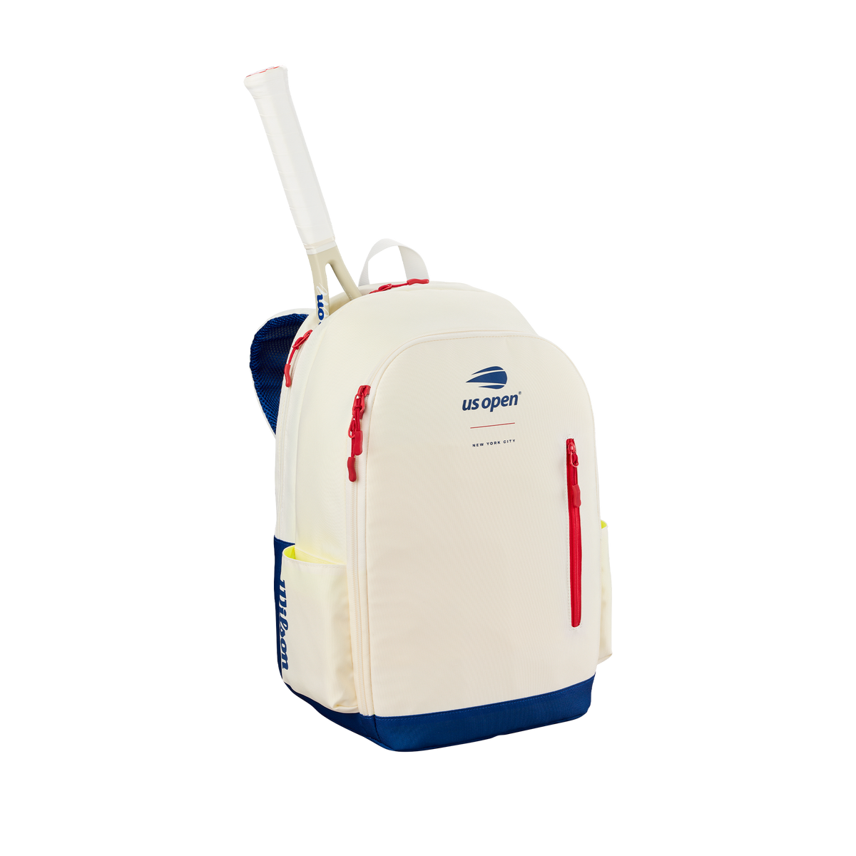 Wilson US Open 2026 Team Tennis Backpack, Holds 2 Rackets, White - alternate view 1