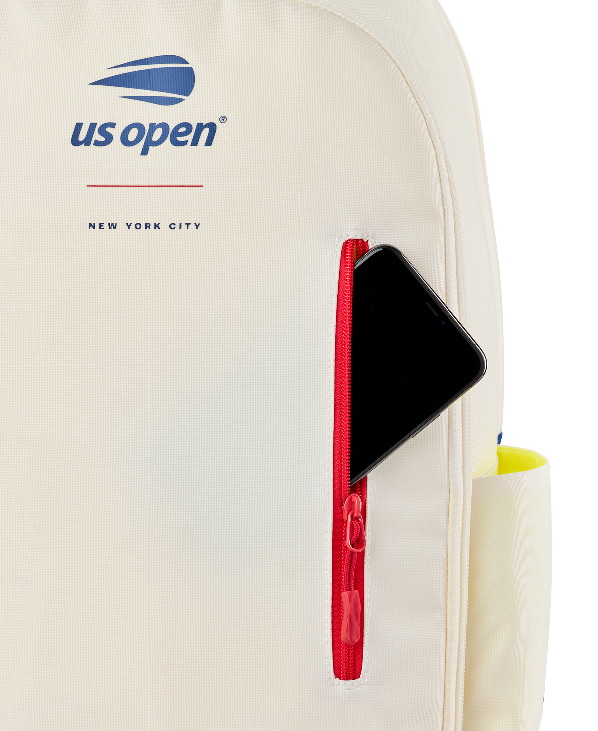 Wilson US Open 2026 Team Tennis Backpack, Holds 2 Rackets, White - alternate view 3