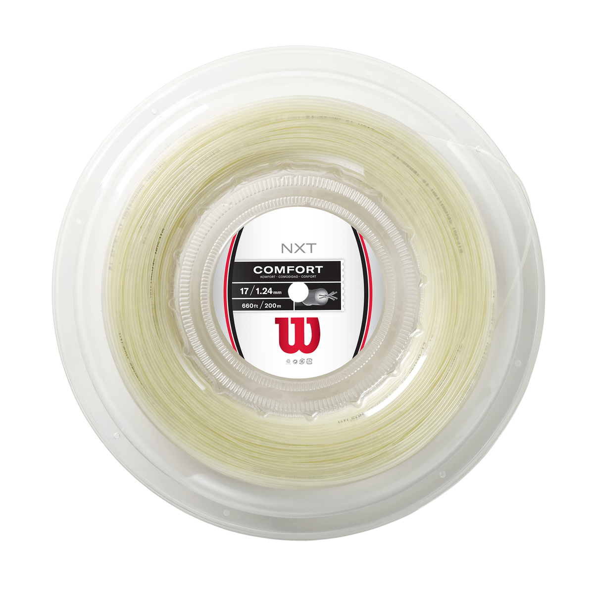 Wilson NXT 17 Tennis String Reel, 200m, Natural - main view