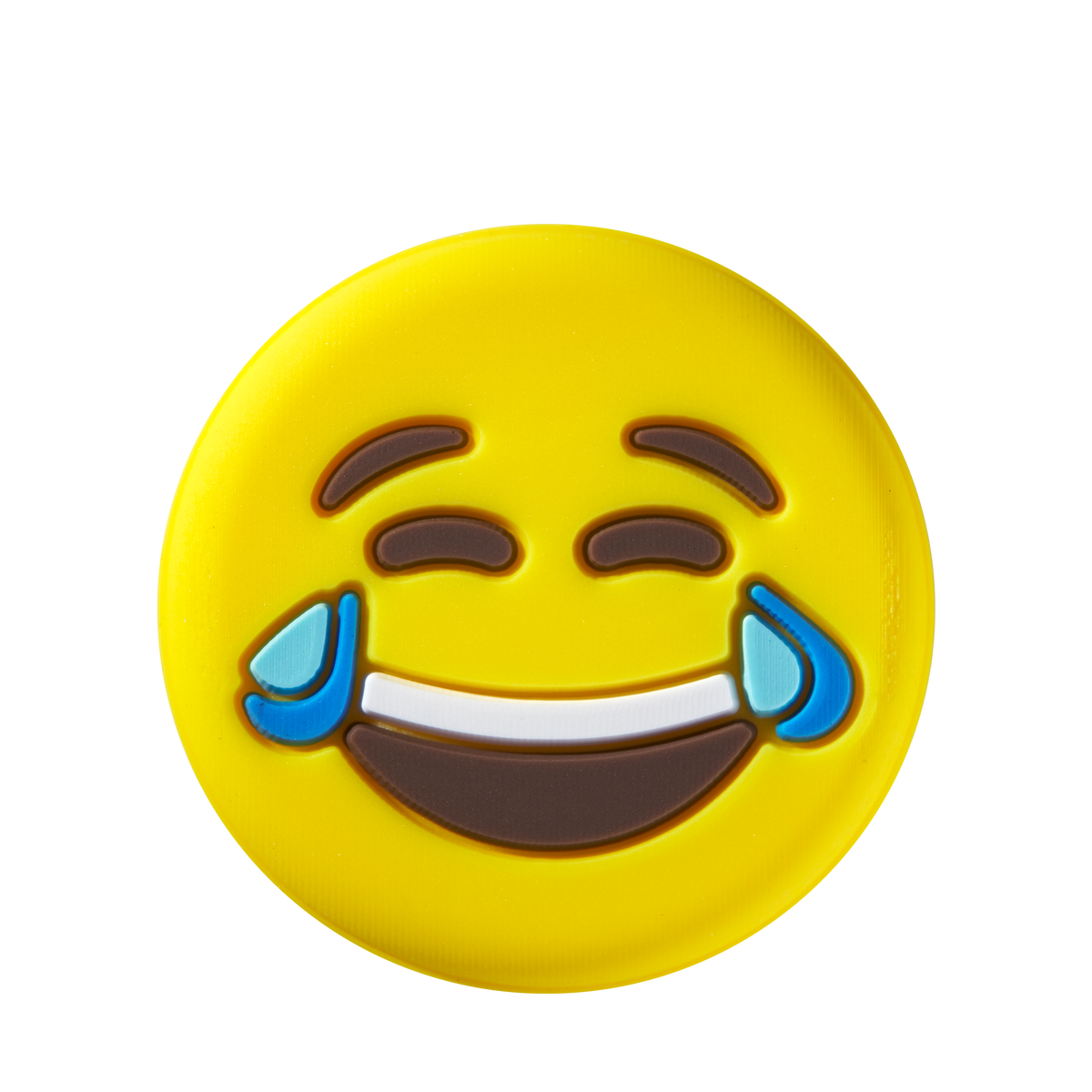 Wilson Emoti-Fun Eye Roll/Crying Laughing Tennis Dampeners, 2 Pack in Yellow/Black/White - alternate view 2