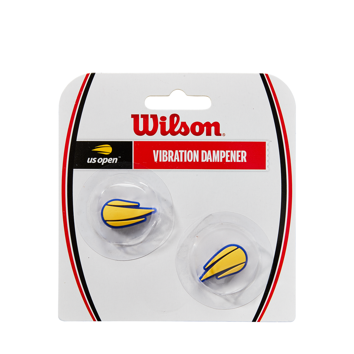 Wilson US Open Flame Tennis Vibration Dampener 2 Pack, Blue/Yellow - main view