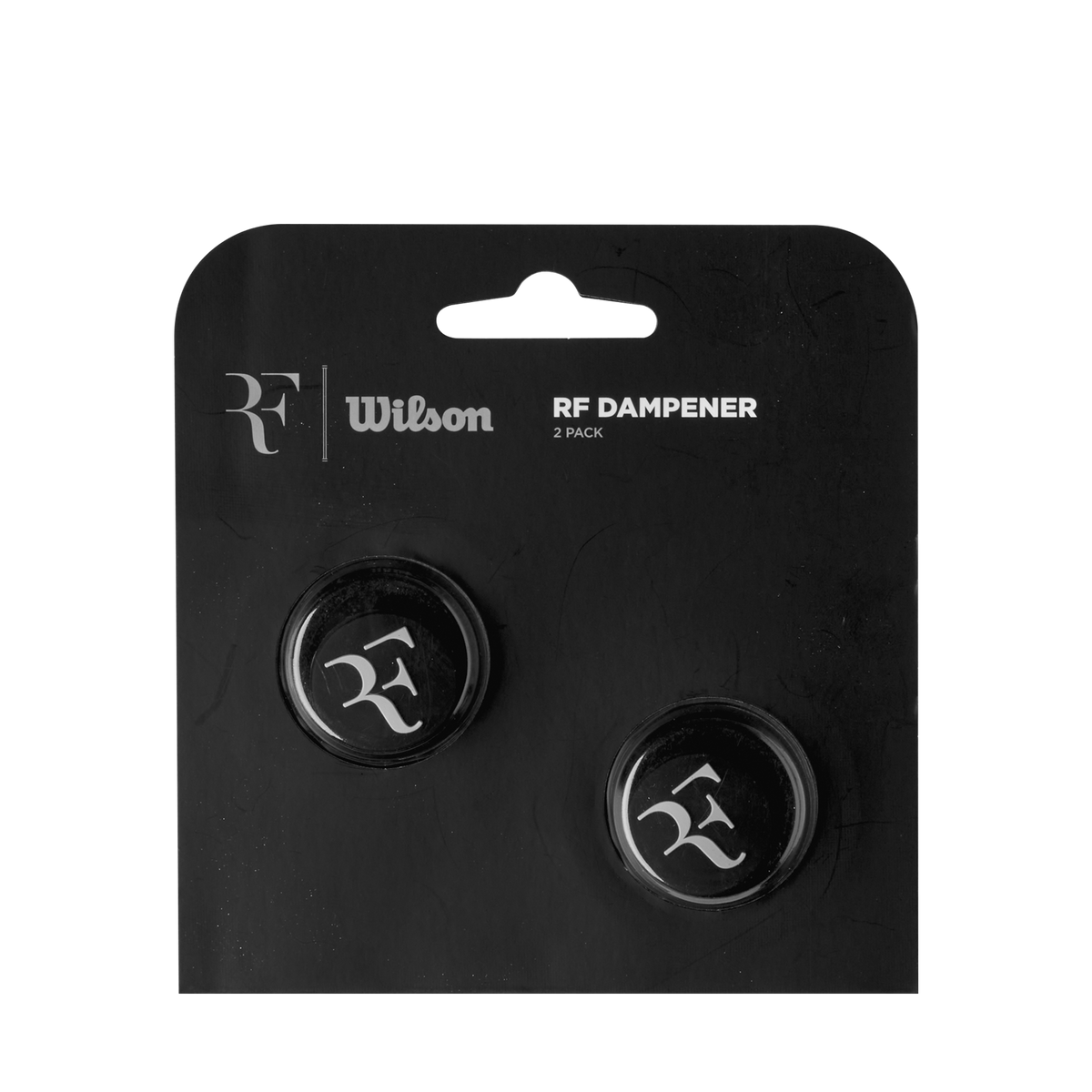 Wilson RF Tennis Vibration Dampener 2 Pack, Black/Gray - main view