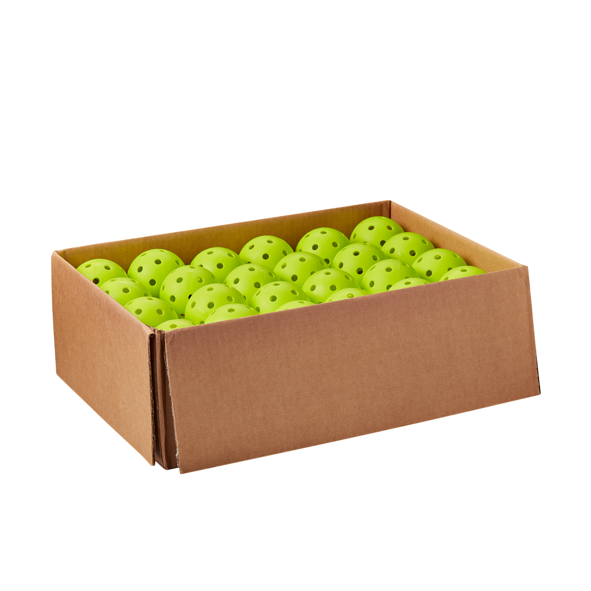 Wilson TRU 32 Pickleball Balls, 48 Ball Case, Yellow - main view