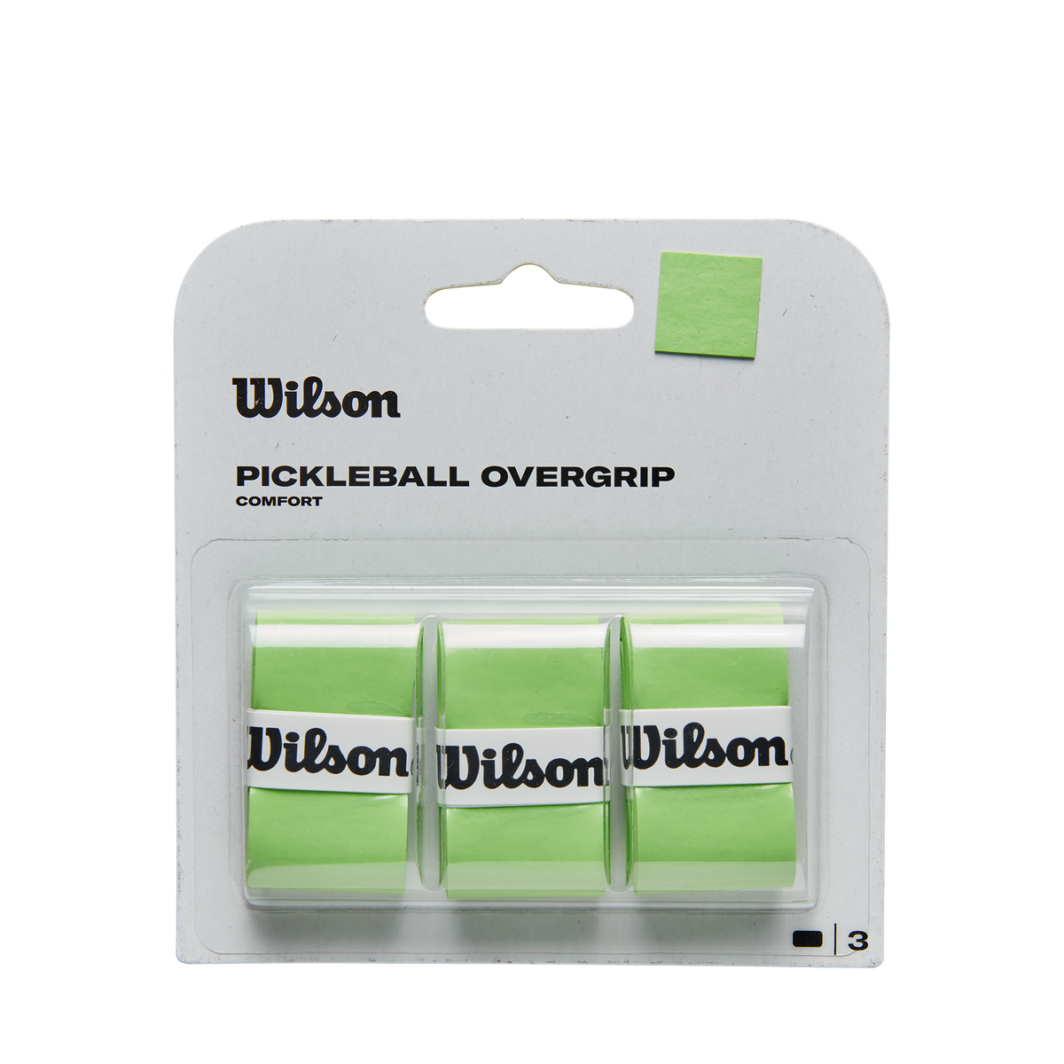 Wilson Pickleball Overgrip 3 Pack, Green - main view