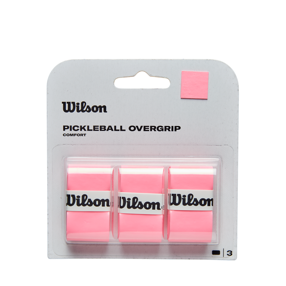 Wilson Pickleball Overgrip 3 Pack, Pink - main view