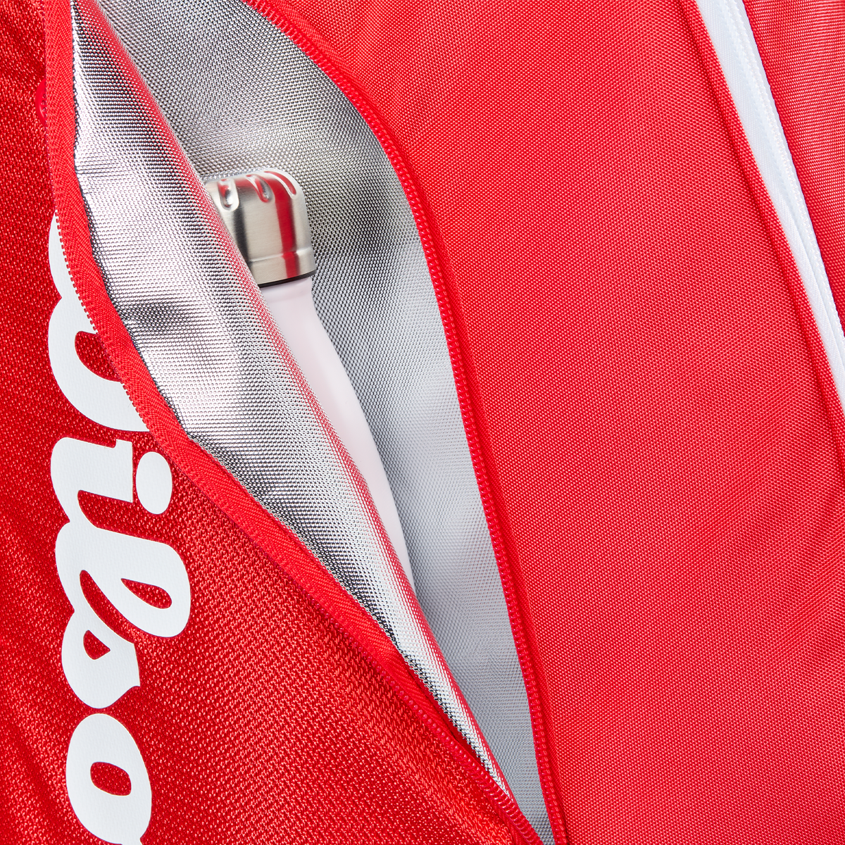 Wilson Tour Padel Bag, Holds 6 Rackets, Red/White - alternate view 2