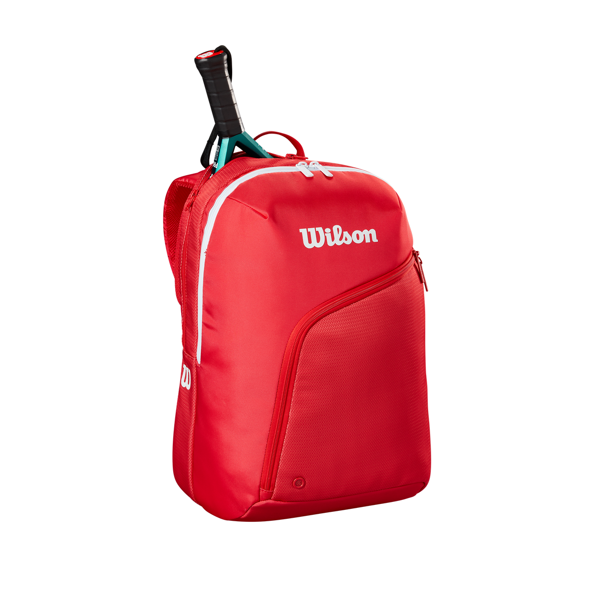 Wilson Tour Padel Backpack, Holds 1 Racket, Red/White - alternate view 1