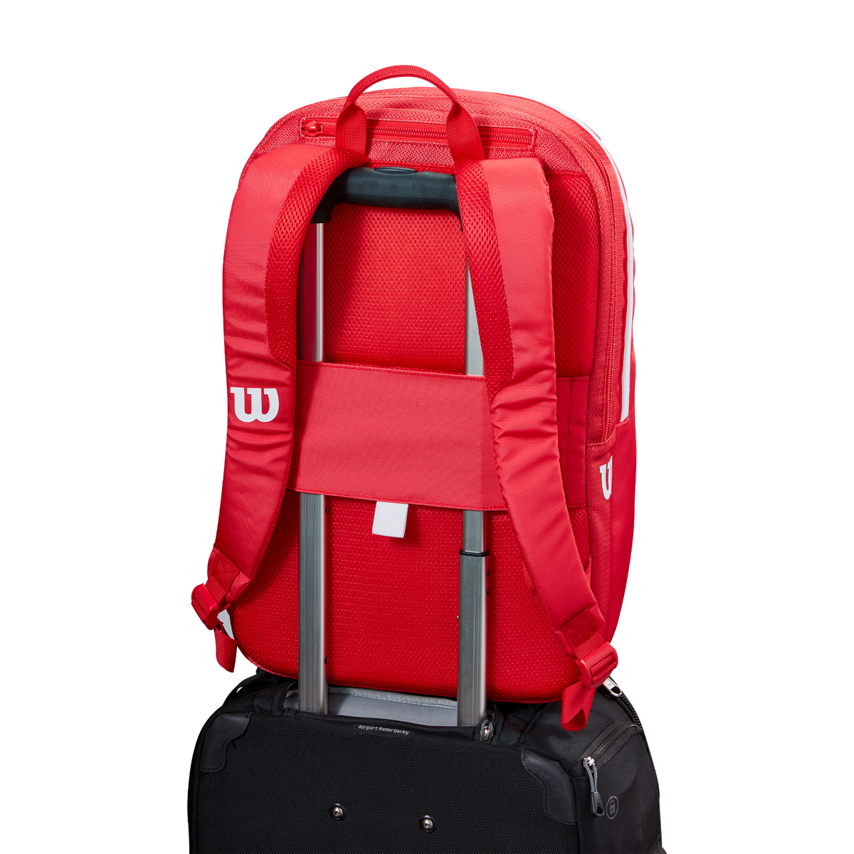 Wilson Tour Padel Backpack, Holds 1 Racket, Red/White - alternate view 5