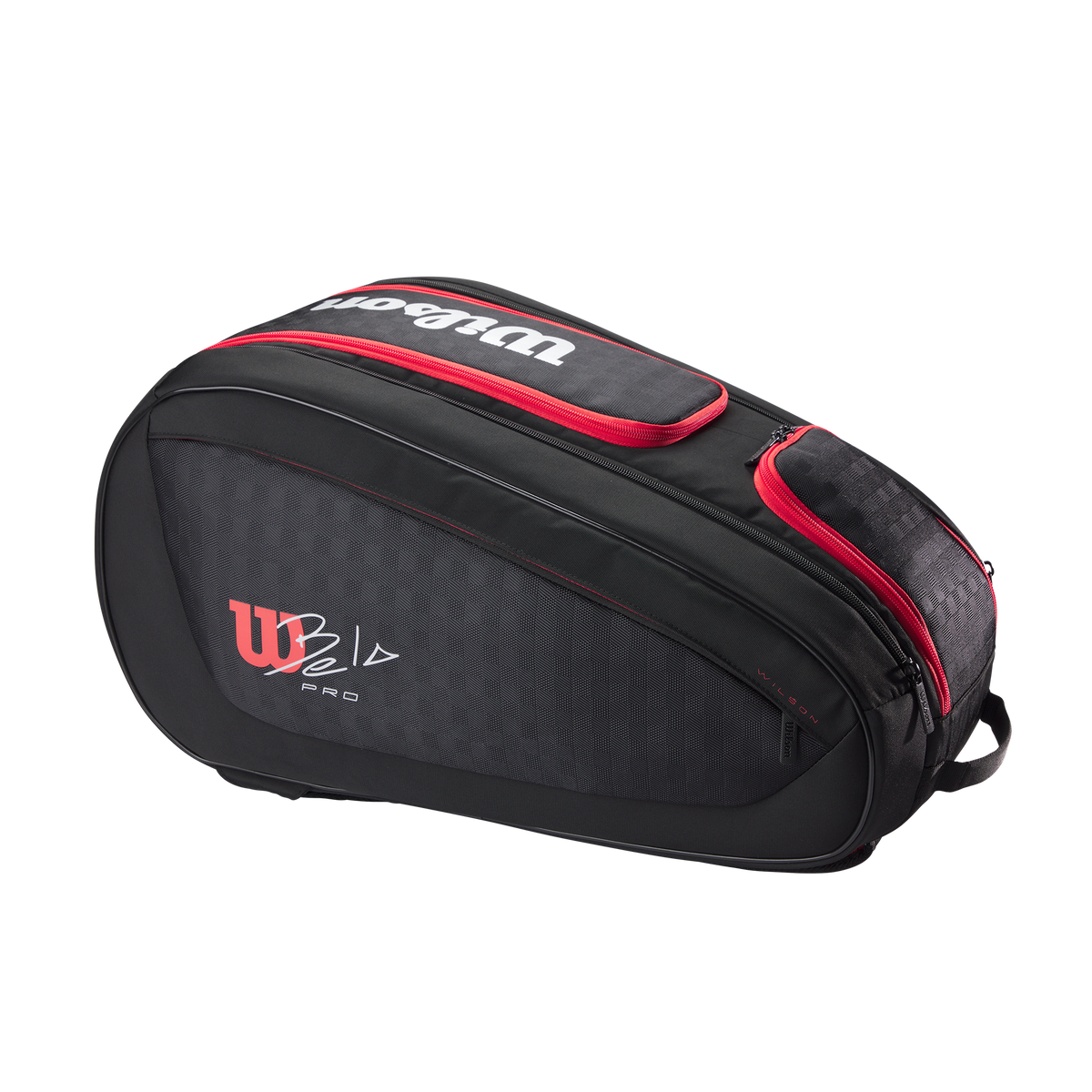 Wilson Bela Super Tour Padel Racket Bag, Black/Red - main view