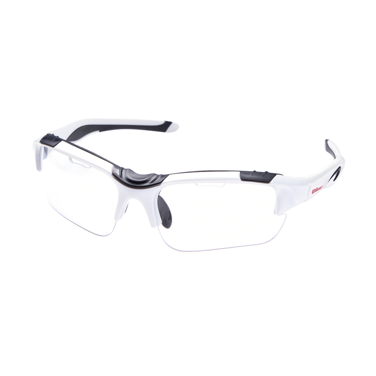 Wilson Pickleball Eyewear, Protective Sports Glasses, White/Black/Red - alternate view 3