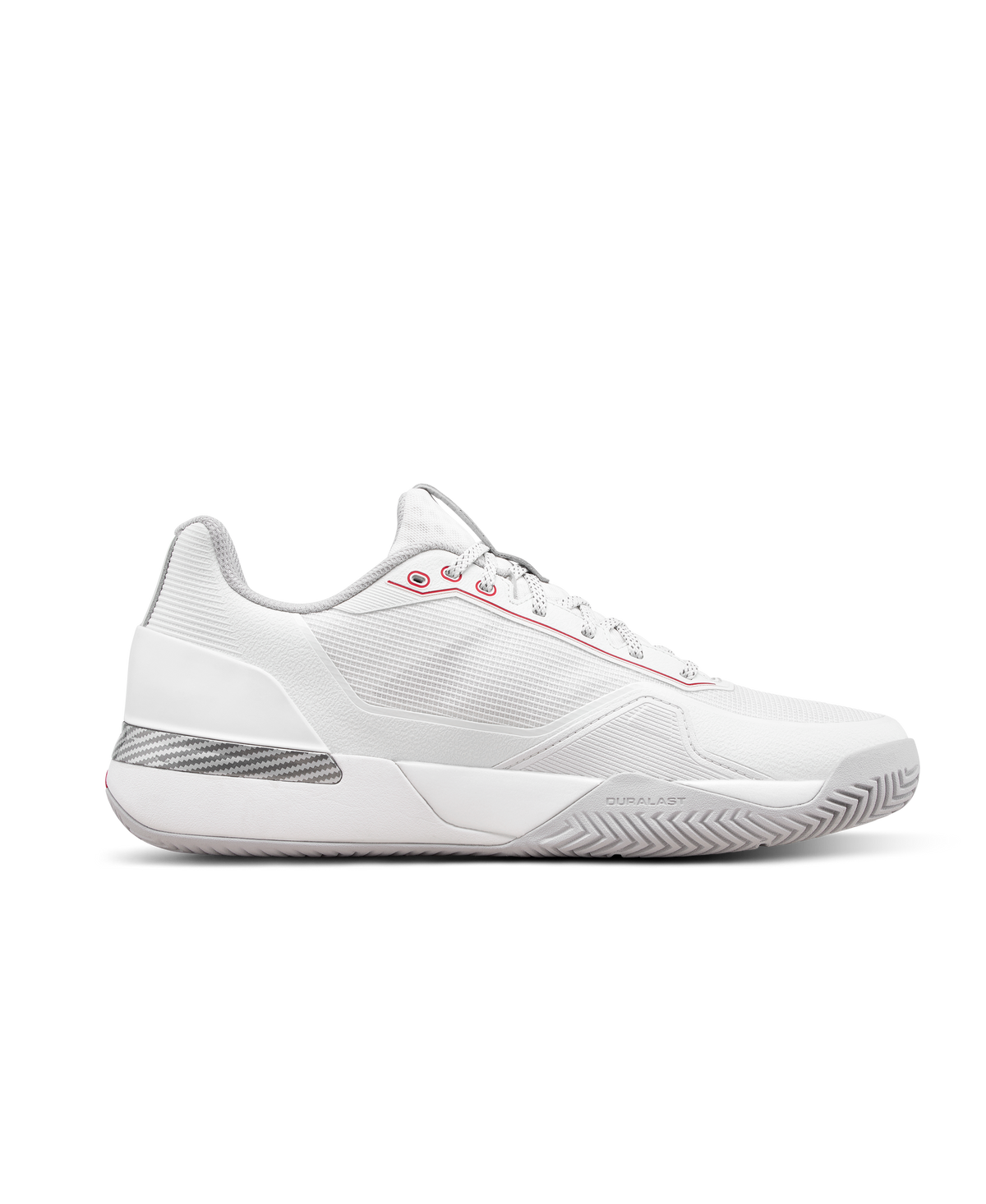 Wilson Rush Tour 5 Mens Tennis Shoes, Bright White/Wilson Red/Microchip - alternate view 1