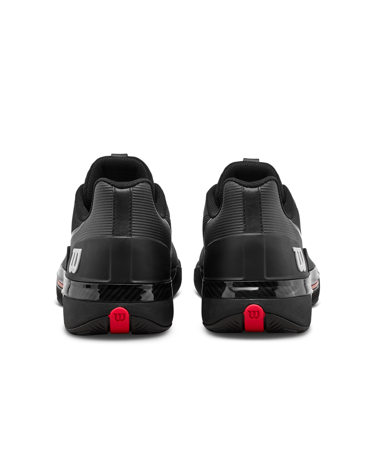Wilson Rush Tour 5 Mens Tennis Shoes, Black/Wilson Red/Microchip - alternate view 5