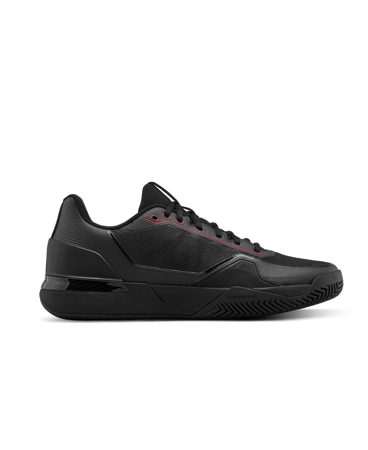 Wilson Rush Tour 5 Mens Tennis Shoes, Black/Wilson Red/Microchip - alternate view 1