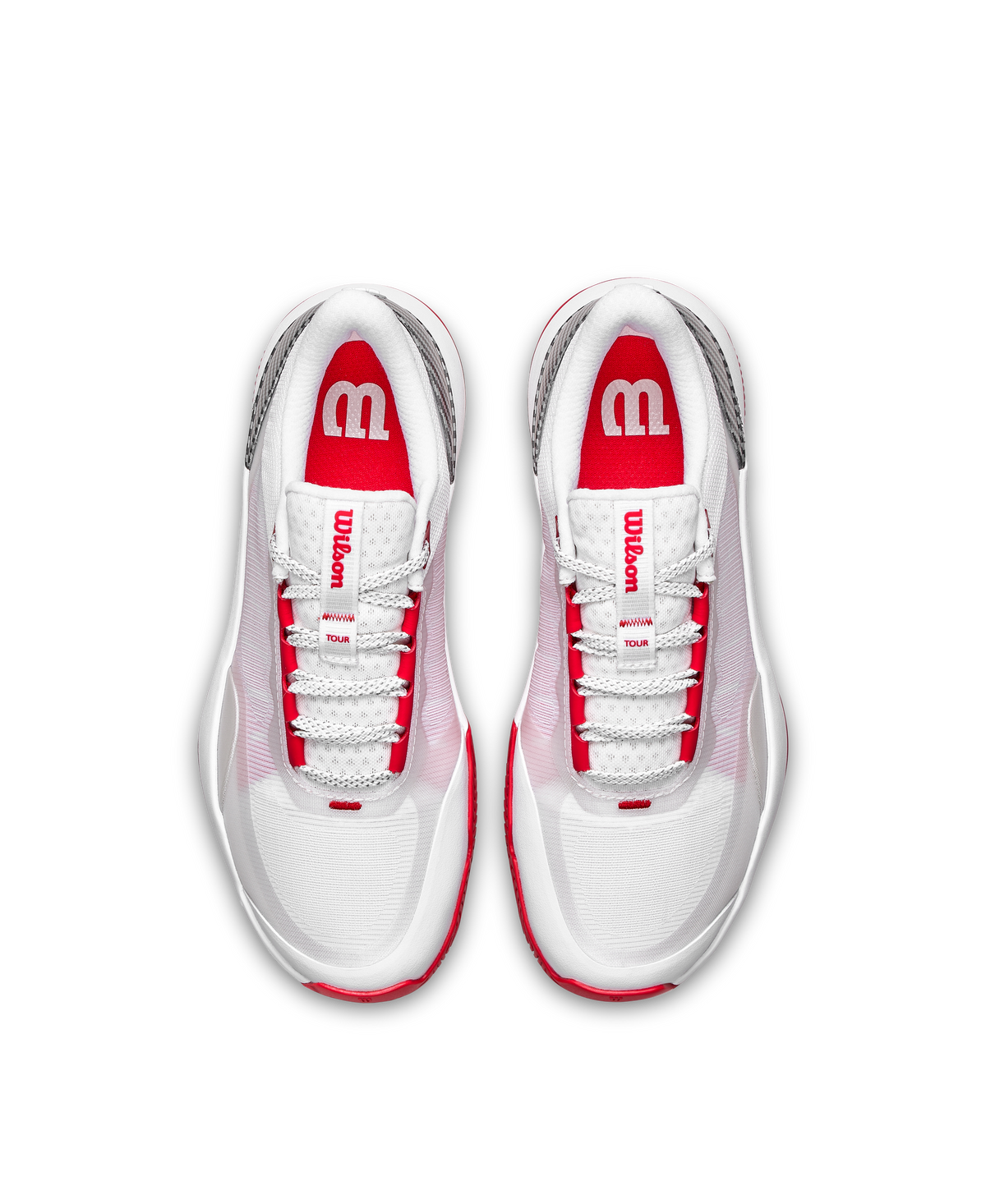 Wilson Intrigue Tour Womens Tennis Shoes, White/Wilson Red/Black - alternate view 3