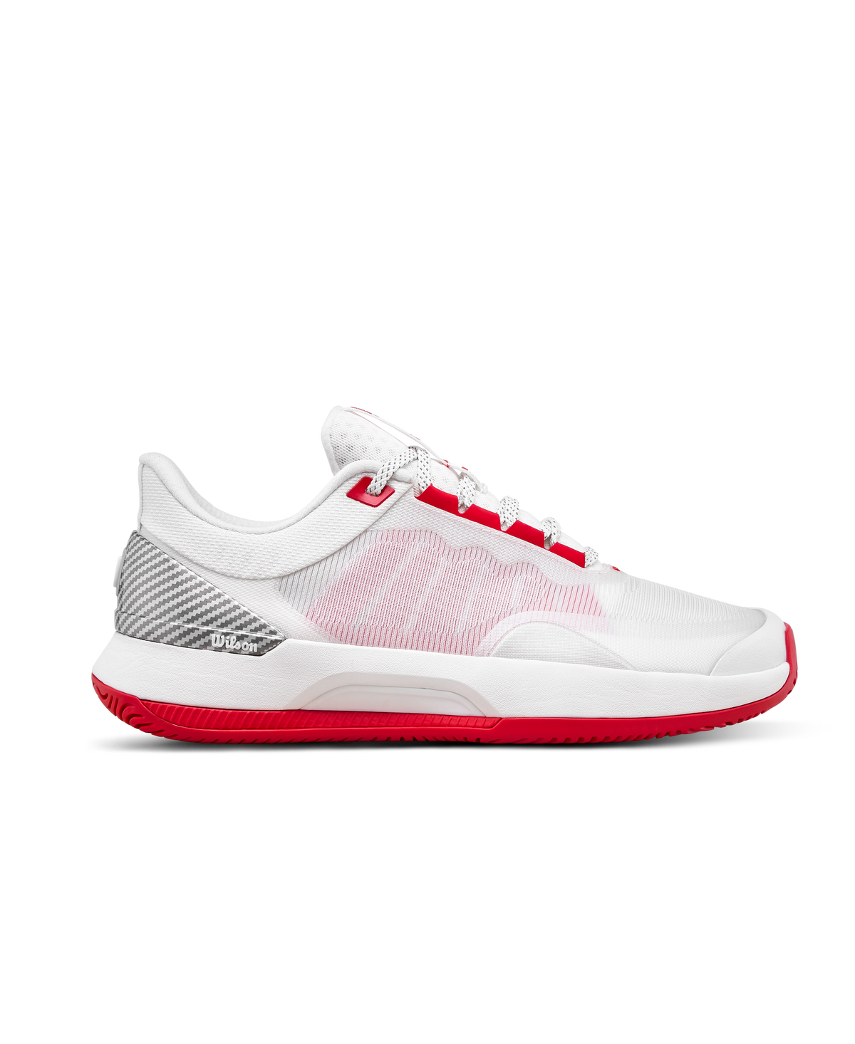 Wilson Intrigue Tour Womens Tennis Shoes, White/Wilson Red/Black - alternate view 2